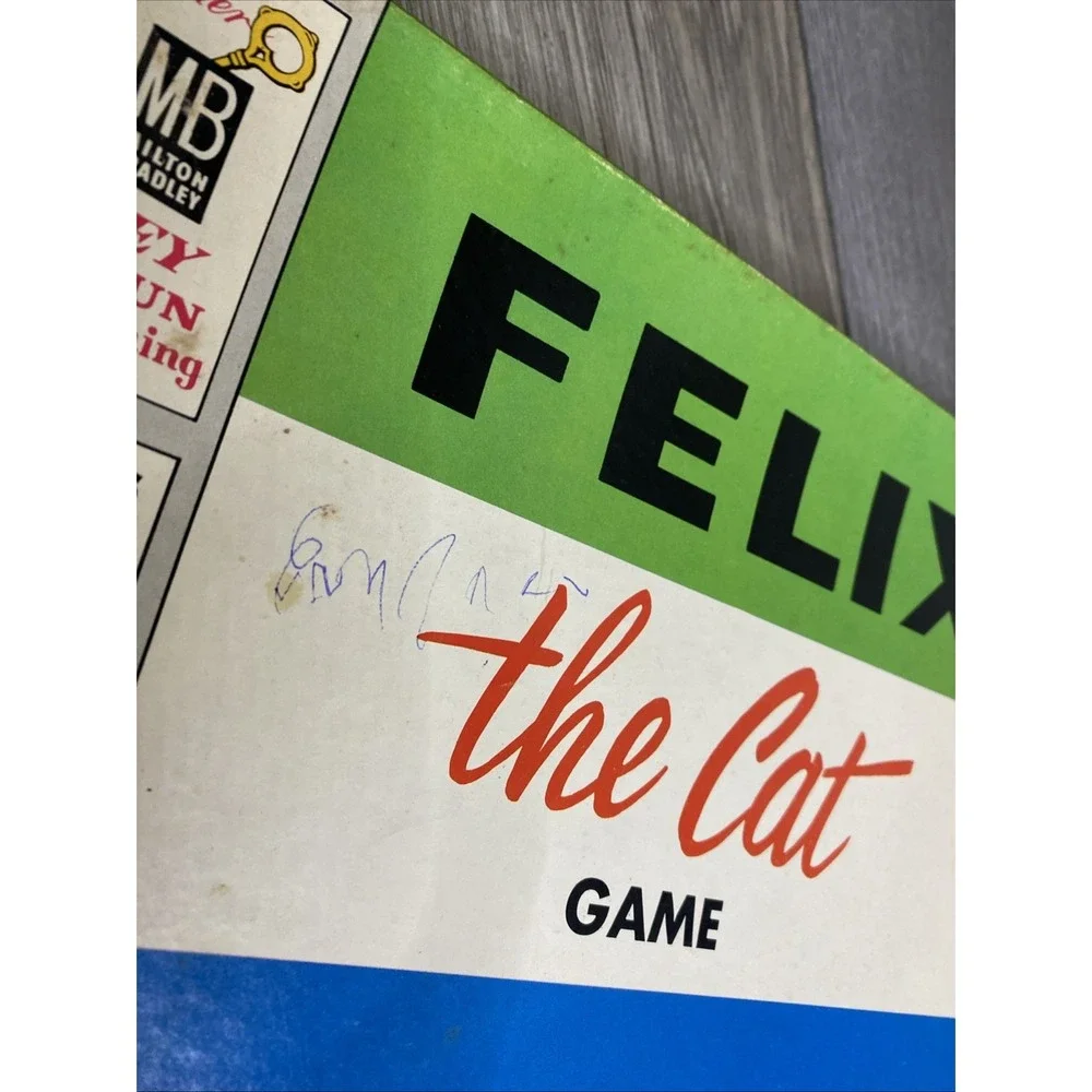VTG 1968 Felix the Cat Board Game w Box Complete by Milton Bradley Complete